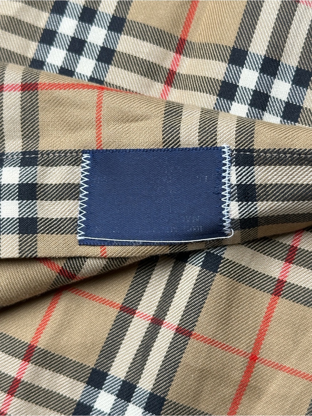 Vintage 90s Bootleg Burberry Nova Check Button Up - Picture 4 of 5